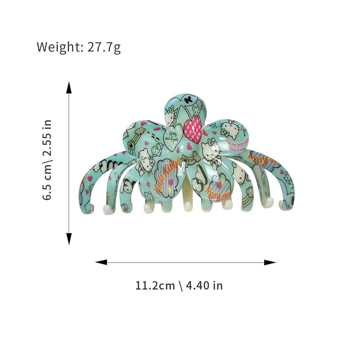 Vintage Floral Claw Clip ? Elegant Chinese Grip