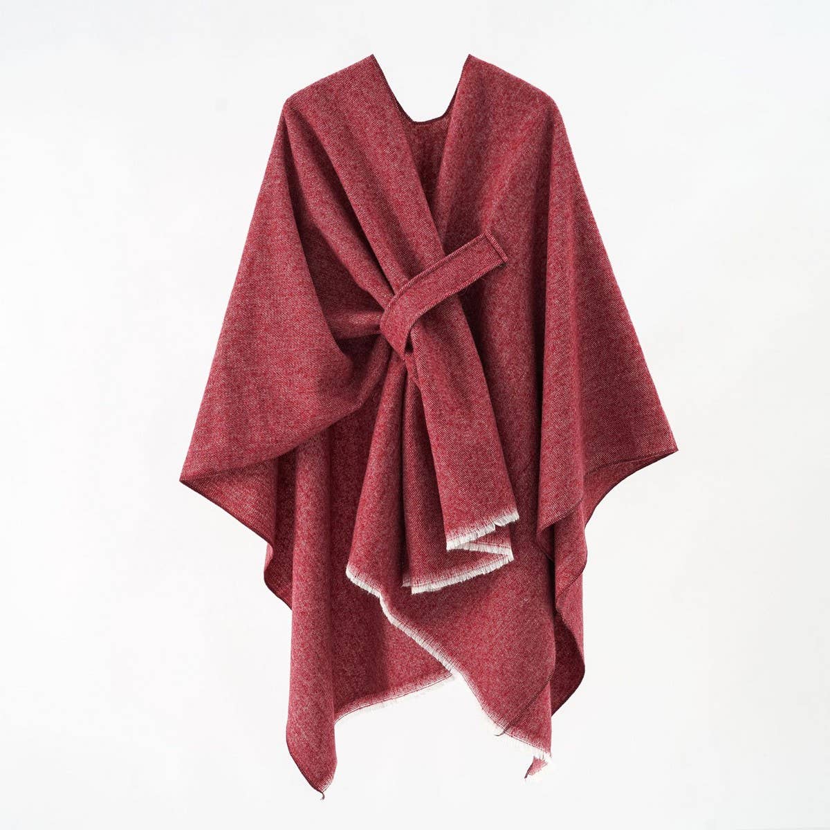 SOLID COLOR DESIGN SPLIT CASHMERE COLOR SHAWL_CWMM2081