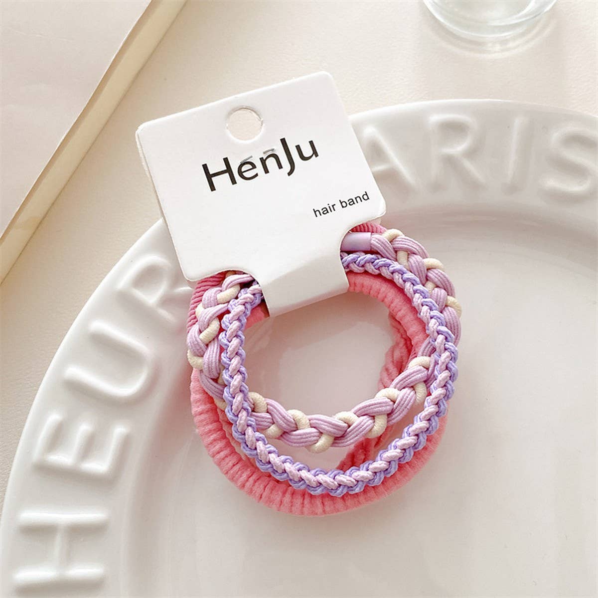 CANDY COLOR HAIR TIES 5-PIECE SET_CWAHA1133