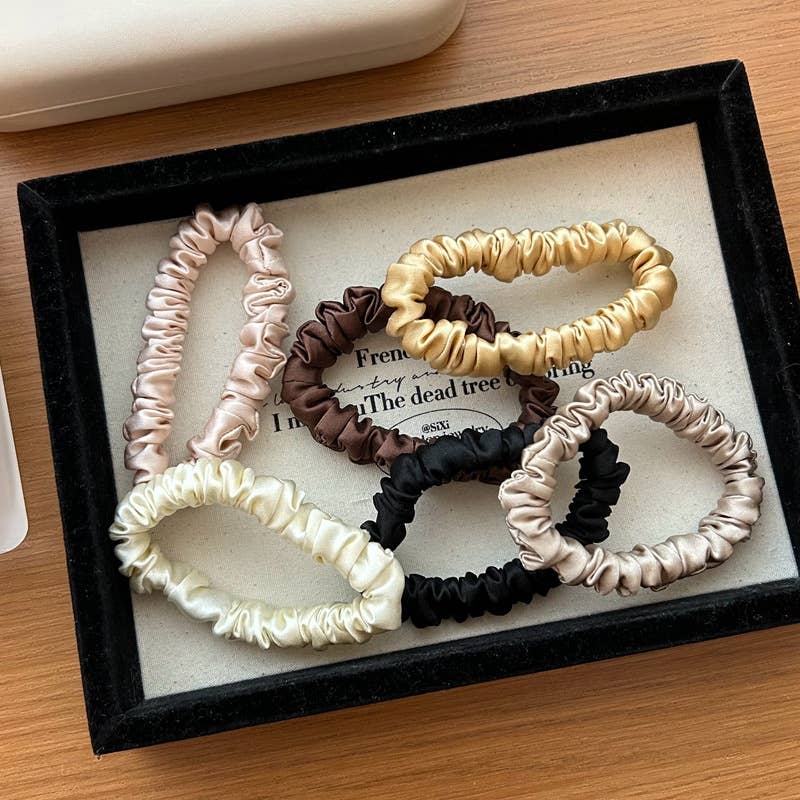 French-style fine hair rope made of mulberry silk