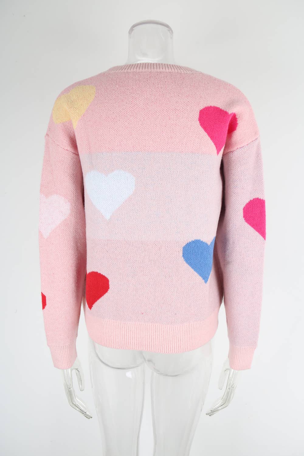 Valentine's Day small heart pullover sweater