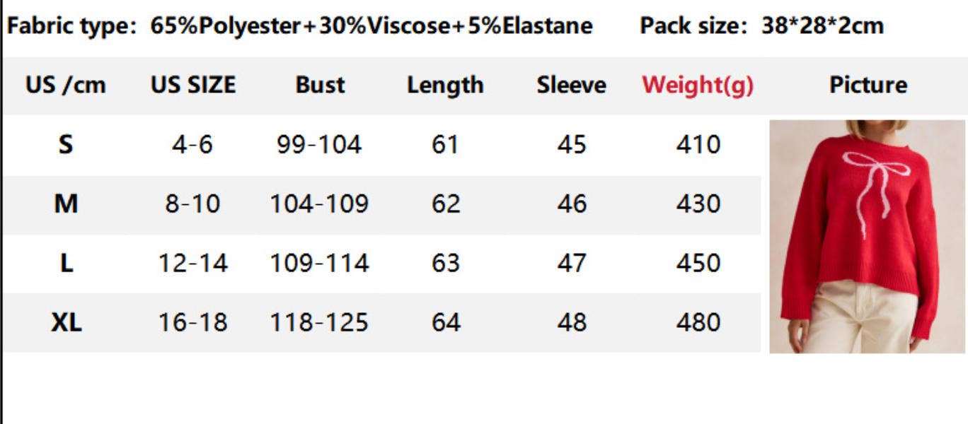 CWOSWL07156_RETRO BOW KNIT JACQUARD SWEATER