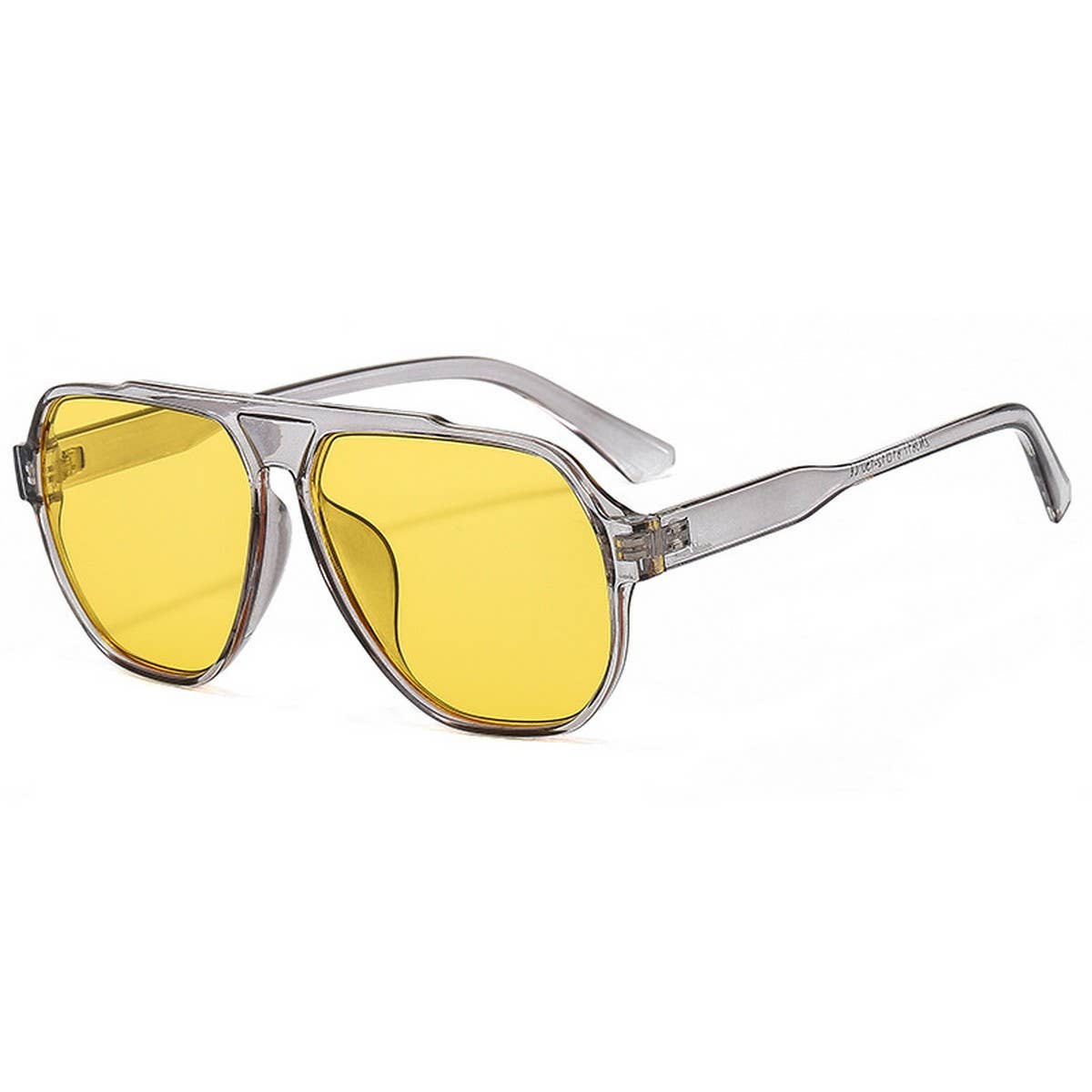 Modern Flat-Top Oversized Ocean Lens Sunglasses
