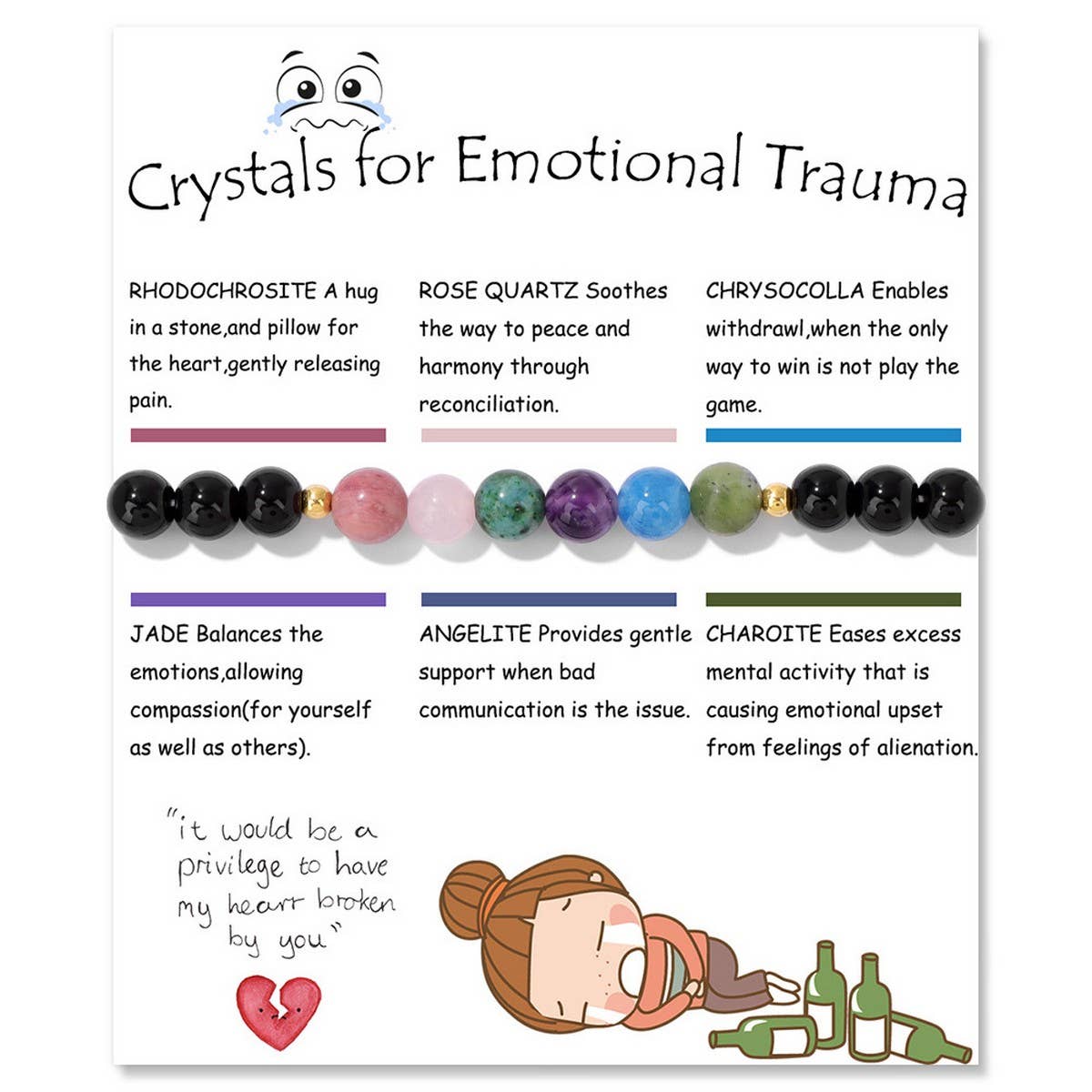 CWAJE4301_HEALING NATURAL STONE COLORFUL ELASTIC BRACELET