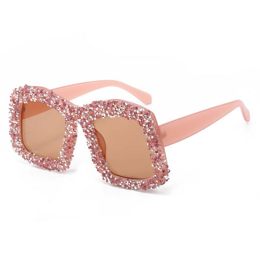PERSONALIZED CANDY COLOR LARGE FRAME SUNGLASSES_CWASG0855