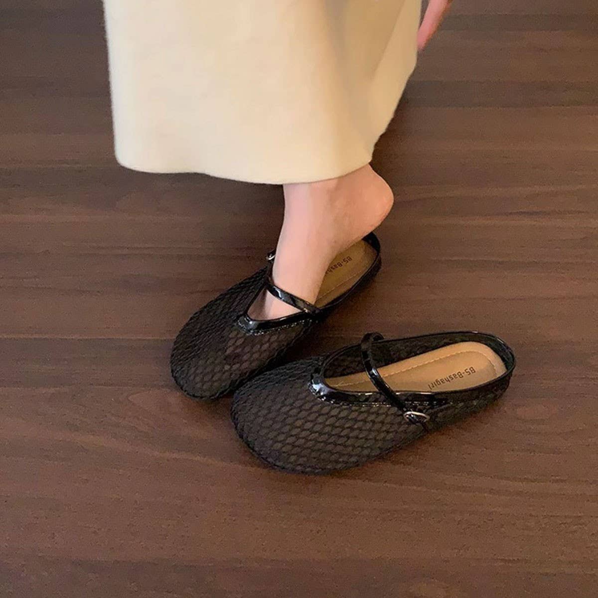 Fisherman Mesh Mules Closed Toe Flat Sandals