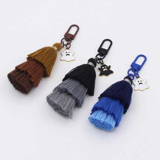 BOHEMIAN STYLE MULTI-LAYERED TASSEL KEYCHAIN_CWMM3556