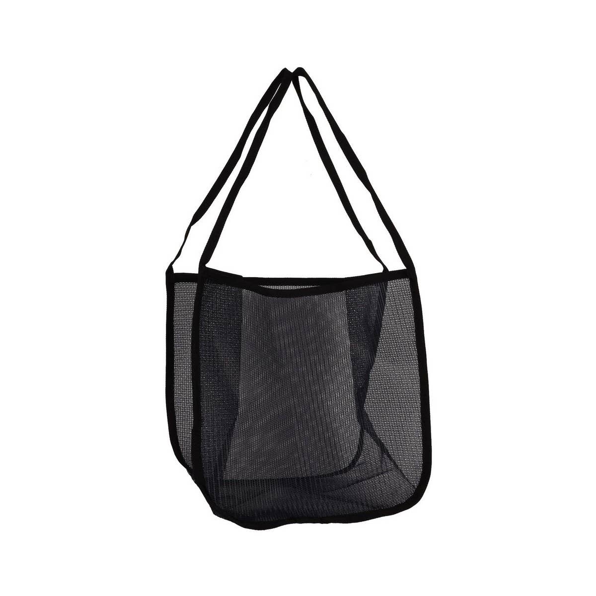 MESH BEACH BAG SHOULDER TOTE HANDBAG_CWAB1700