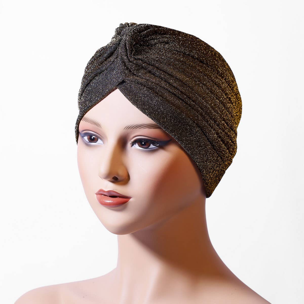 CLASSIC GOLD SHINY POLYESTER HEADBAND