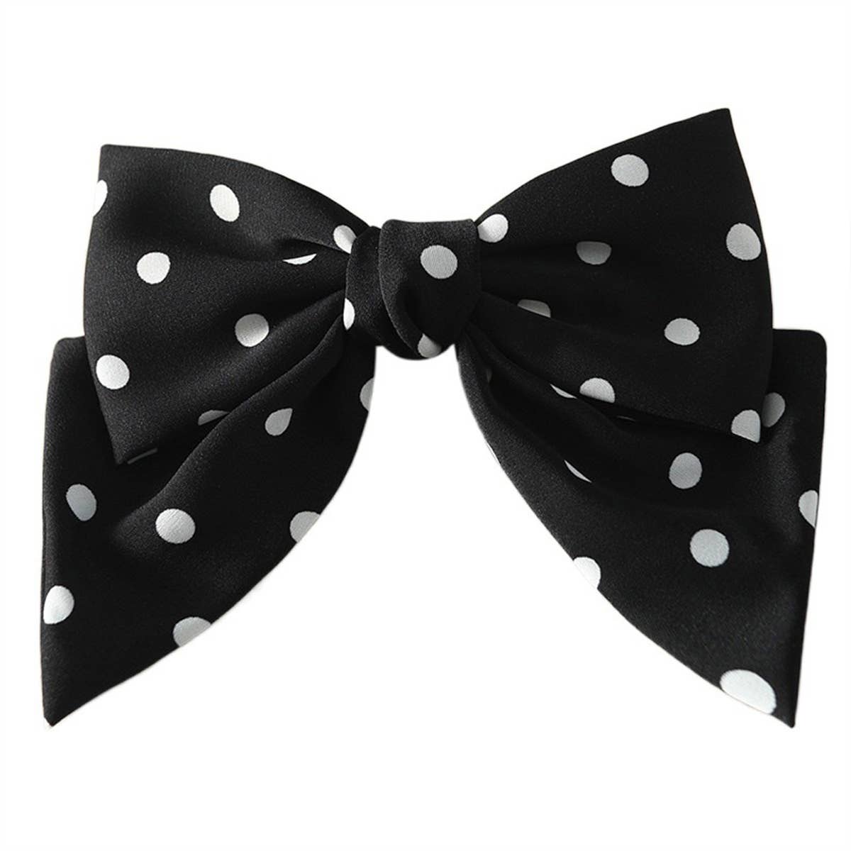 FASHIONABLE POLKA DOT HANDMADE BOW HAIRPIN
