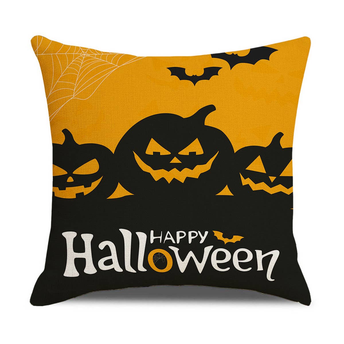 HALLOWEEN GHOST FACE PUMPKIN PILLOWCASE