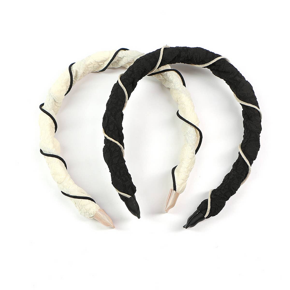 SIMPLE CRUMPLED PLEATED HEADBAND_CWAHA0985