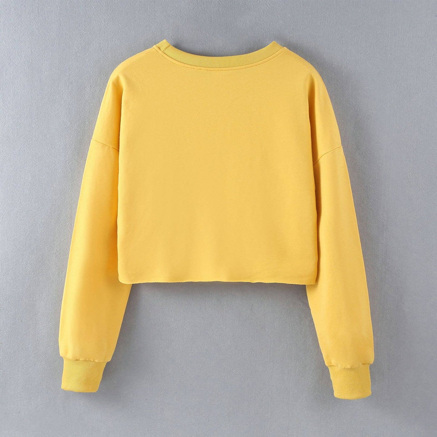 STREET STYLE FASHION PRINTED LONG SLEEVE TOP