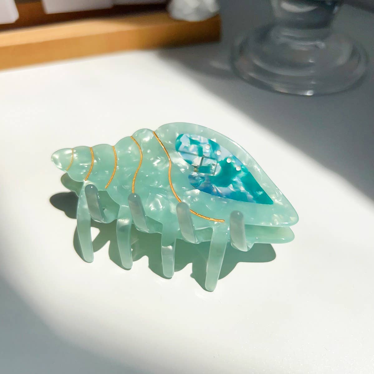 SMALL FRESH CONCH PERSONALITY FUN CUTE HAIRPIN_CWAHA1502