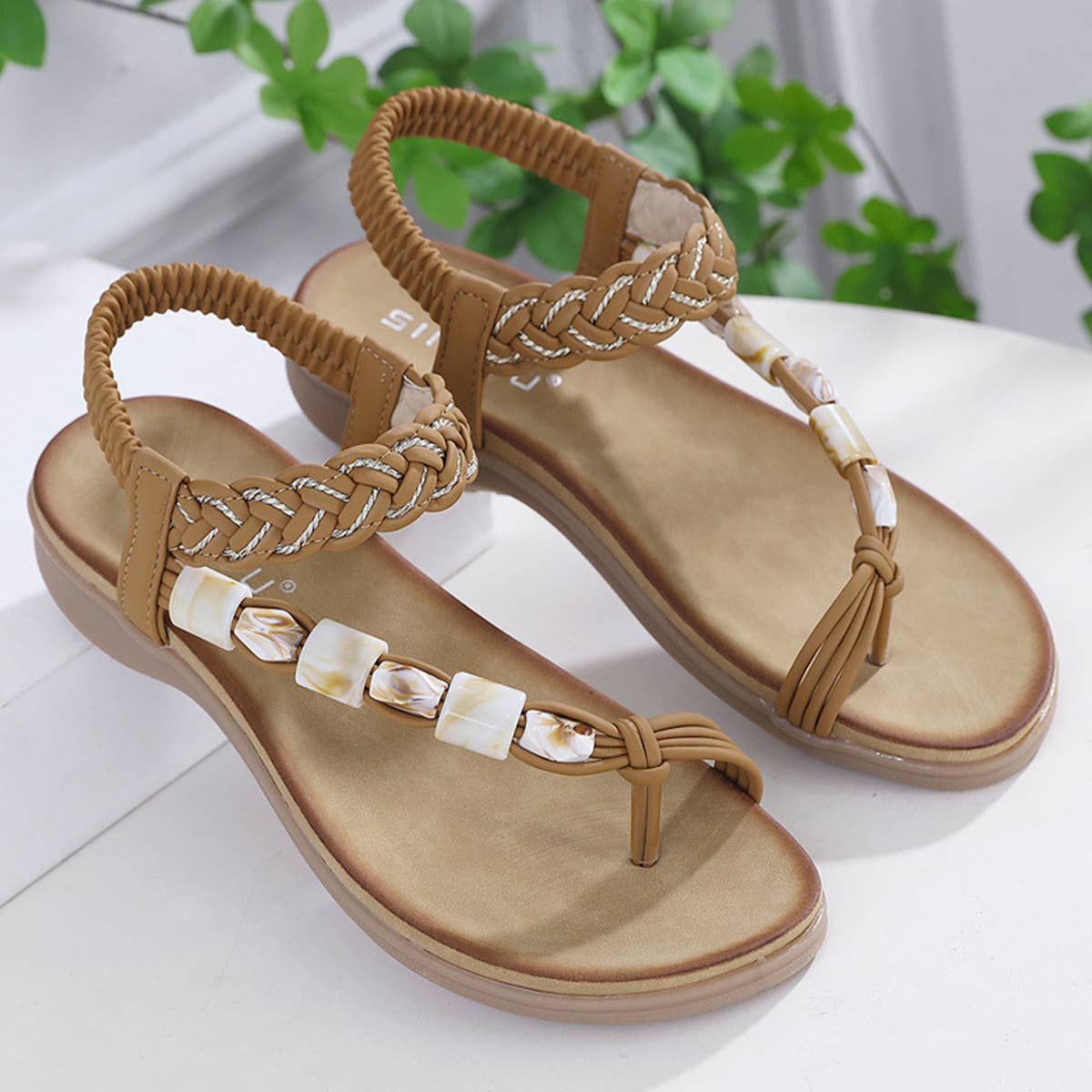 CASUAL ANTI SKID FASHION RHINESTONE SANDALS_CWSHS0540