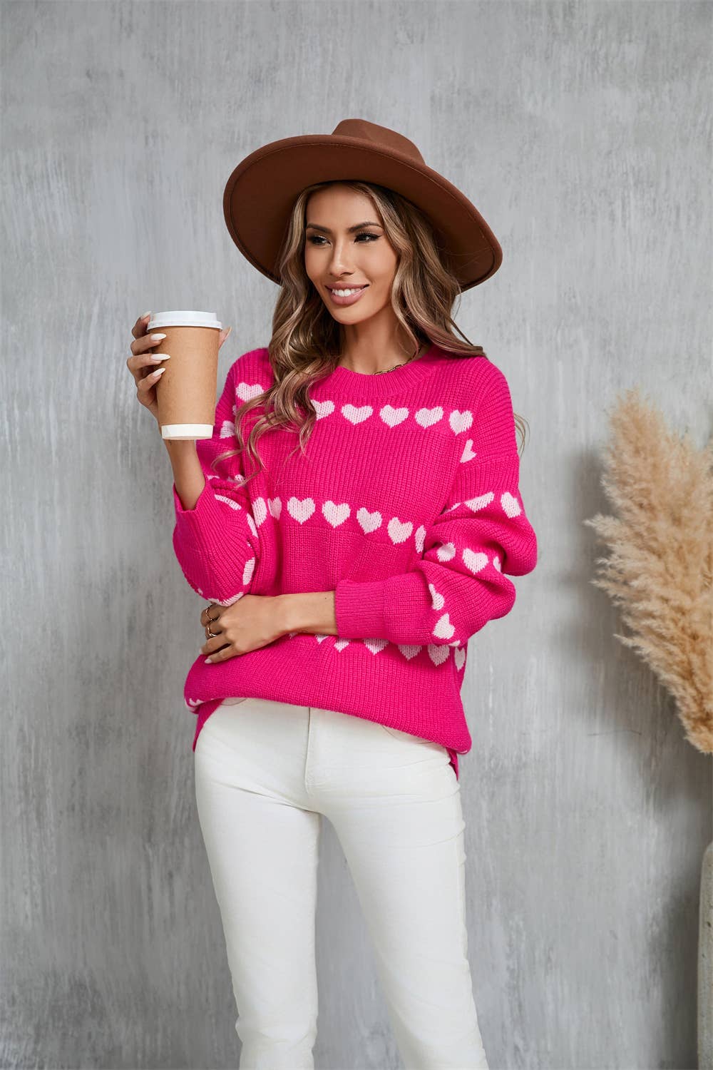 KNITWEAR LOVE FASHION PULLOVER SWEATER