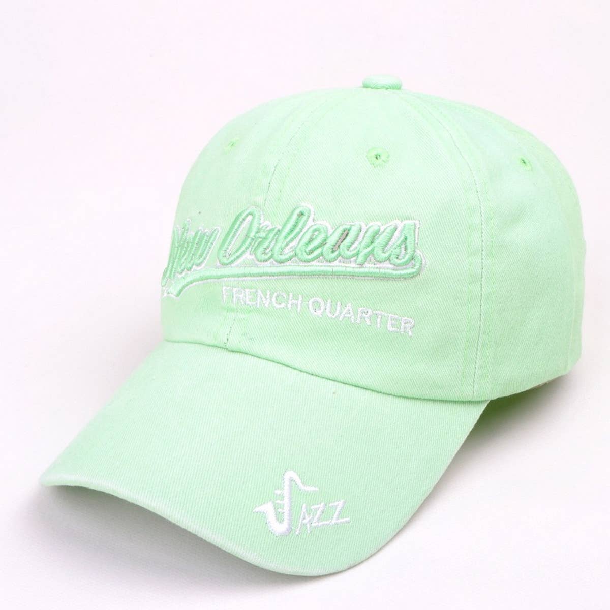 Washed Letter Embroidery Baseball Cap Sun Hat CWAH1132