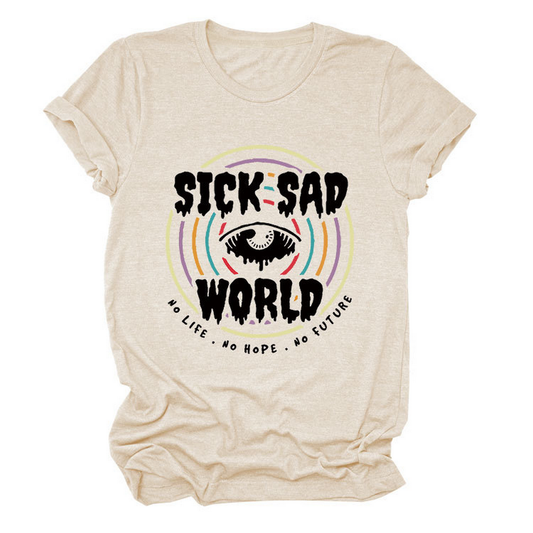 Simple Crew Neck Tee ??Comfortable Fit_CWTTS1532