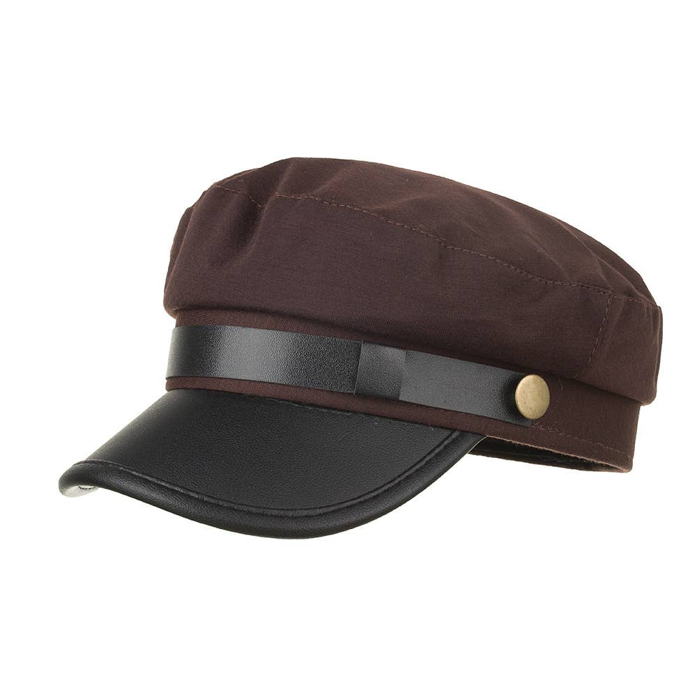 ROUND BELT BUCKLE PREMIUM SOLID COLOR BERET