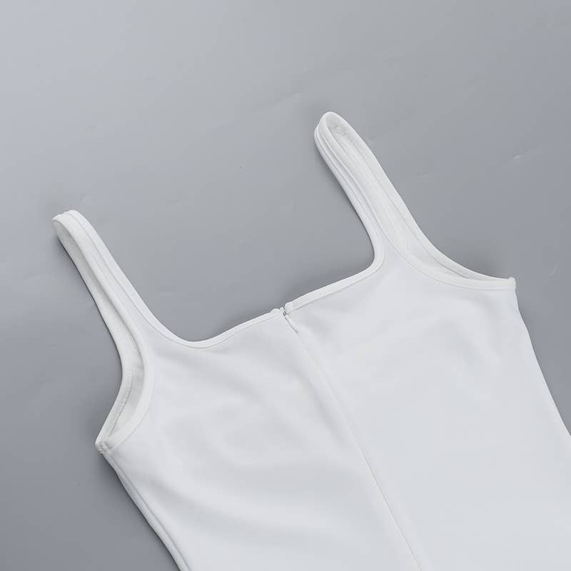 Elegant A-Line French Style Slip Dress