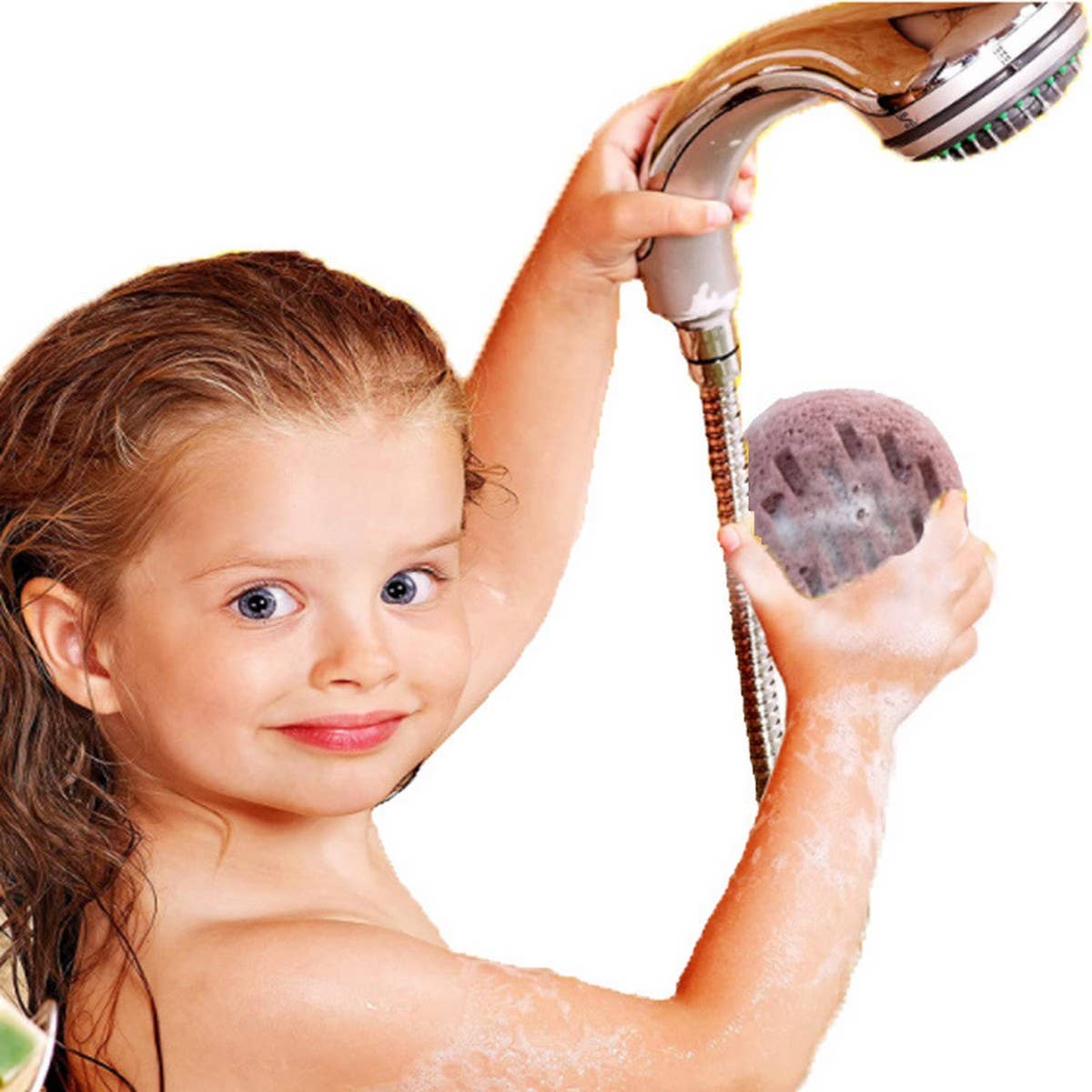 CLEANSING AND EXFOLIATING BATH BALL SOFT BATHSPONGE