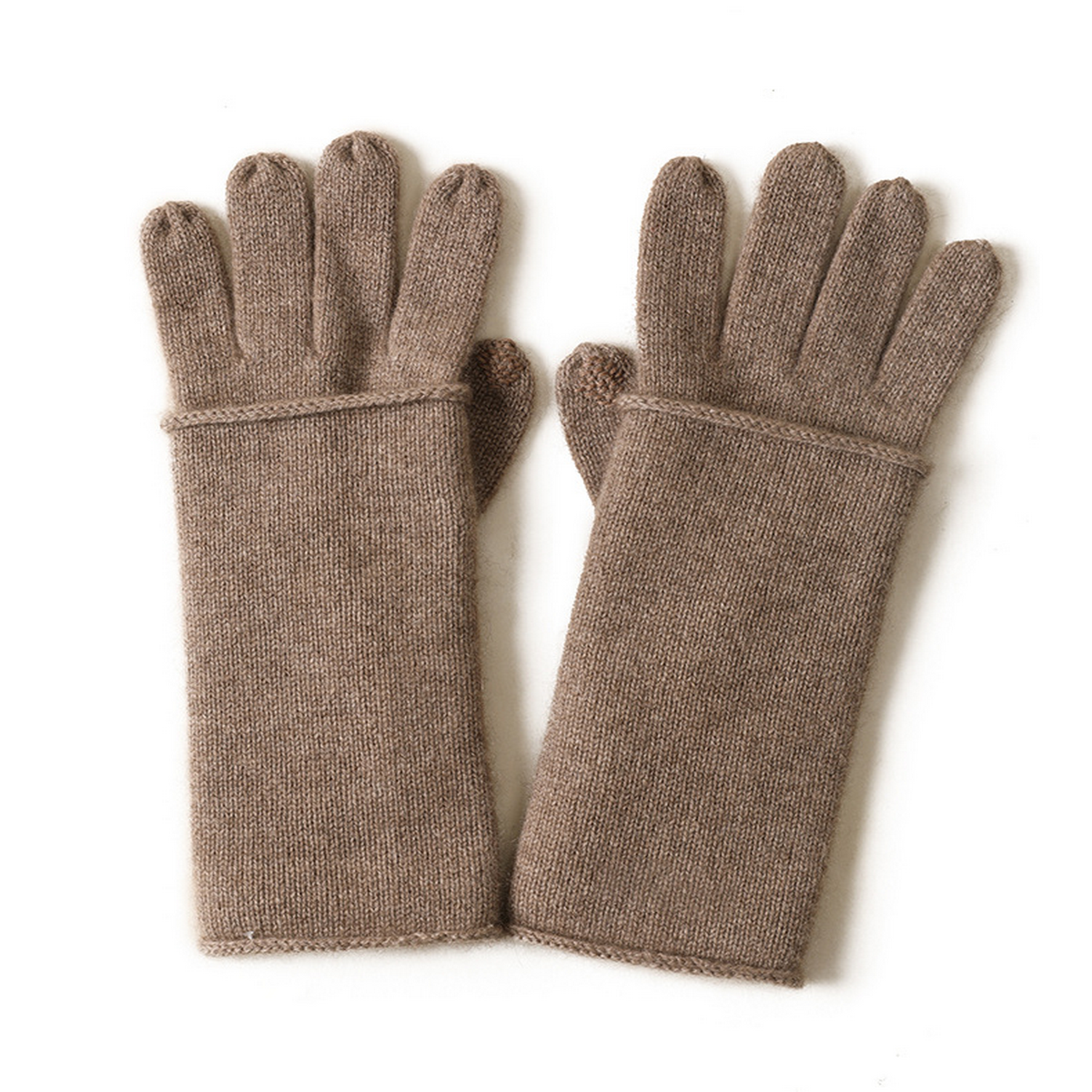 2-in-1 Cashmere Gloves ??Full Finger Touchscreen_CWAG0530