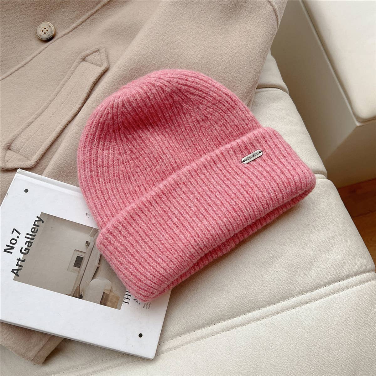 CWAH3158_WOMEN'S FASHION WINTER THICK WOOLEN HAT