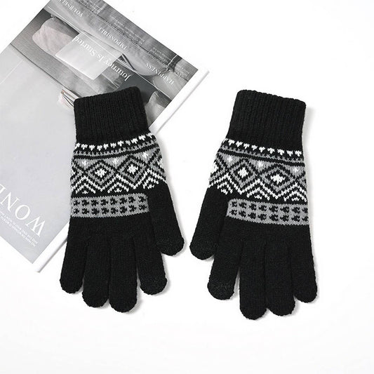 AUTUMN AND WINTER FIVE-FINGER CYCLING WARM GLOVES_CWMM1490