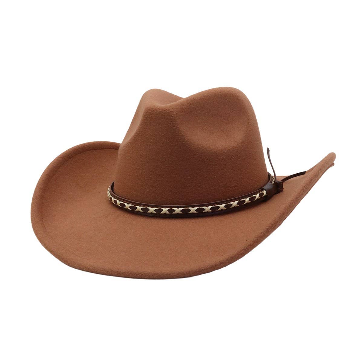 Ethnic Style  Felt Cowboy Western Hat_CWAH04410