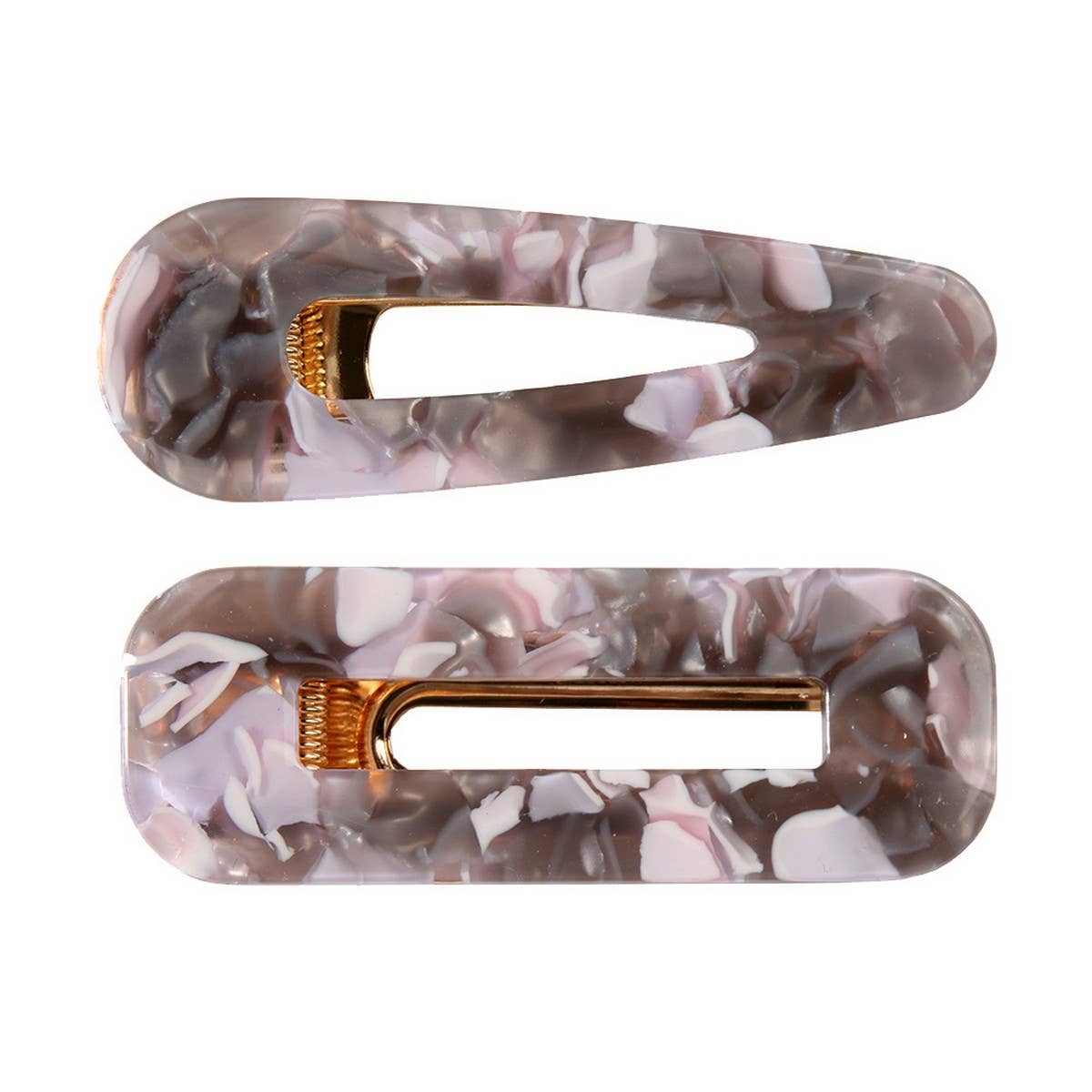 CWAHA07414_2PCS ACRYLIC HAIR CLIPS SET FOR WOMEN
