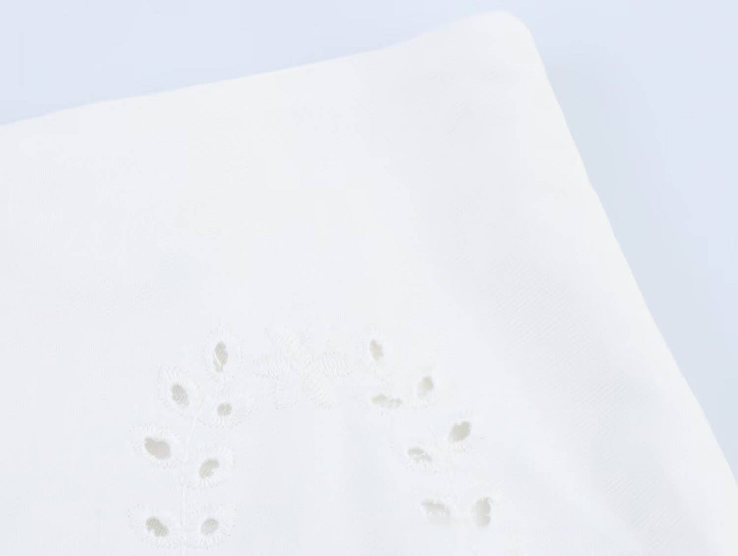 Fashion hollowed-out embroidered vest skirt set