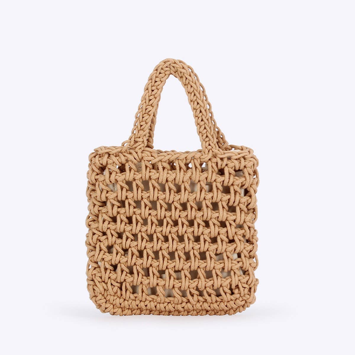 HANDMADE BEACH TOTES WITH MESH LIGHTWEIGHT TRENDY_CWAB4680