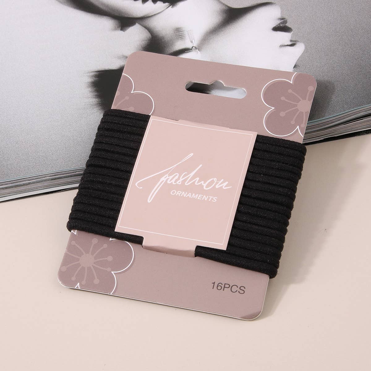 SIMPLE HAIR TIE 16PCS SET_CWAHA0488