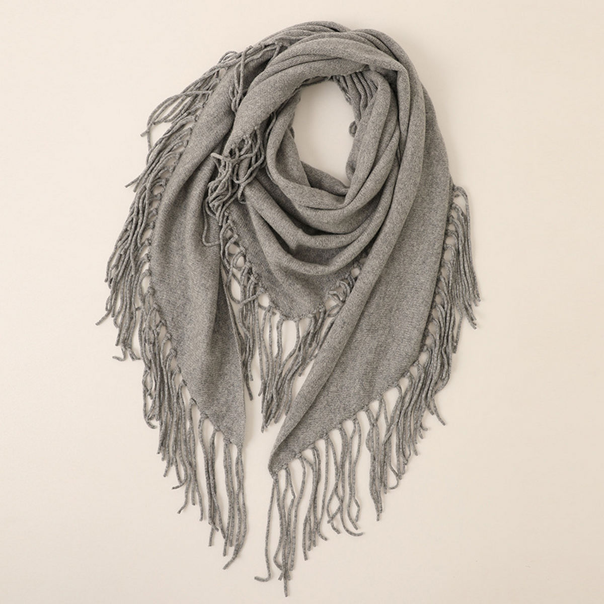 Women??¢s Warm Triangle Scarf ??Cashmere Knit_CWASC2703