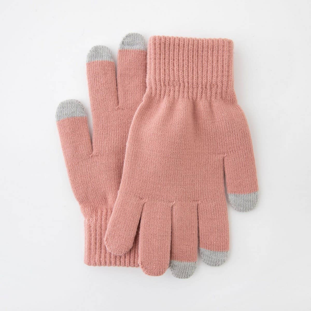 KNITTED TOUCHSCREEN GLOVES FOR WARM WINTER_CWAG0150