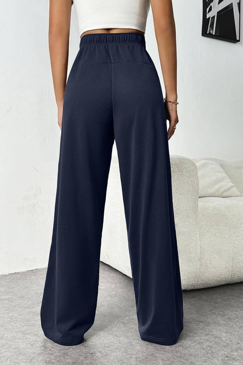 CWBLP01040_HIGH WAIST WIDE LEG DRAWSTRING SWEATPANTS