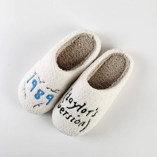 NEW SEAGULL THICK-SOLED WARM COTTON SLIPPERS