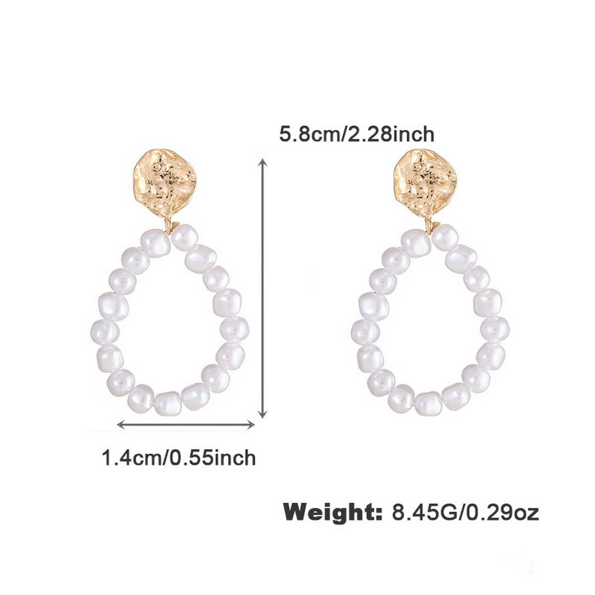 NEW AUTUMN FASHION TEMPERAMENT PEARL EARRINGS