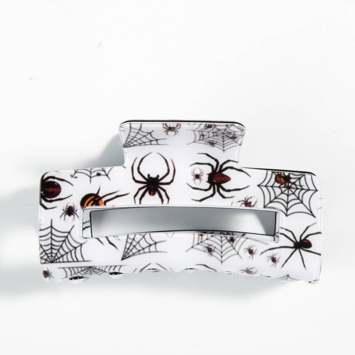 Halloween Spiderweb Hair Claw - Ghost Pumpkin Clip_CWAHA1447