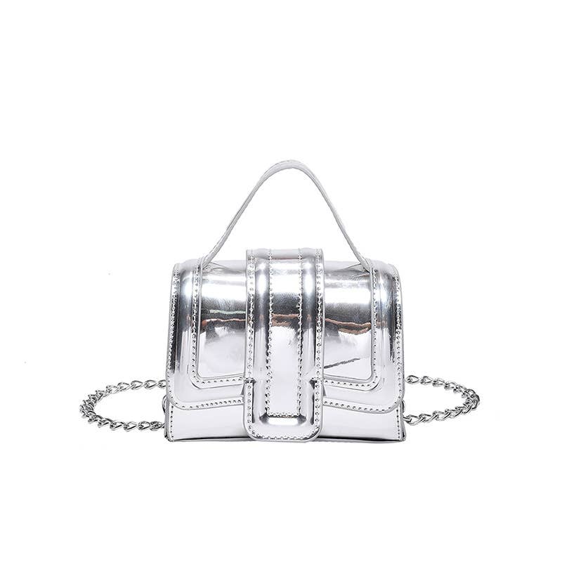 Candy-colored portable mini crossbody bag