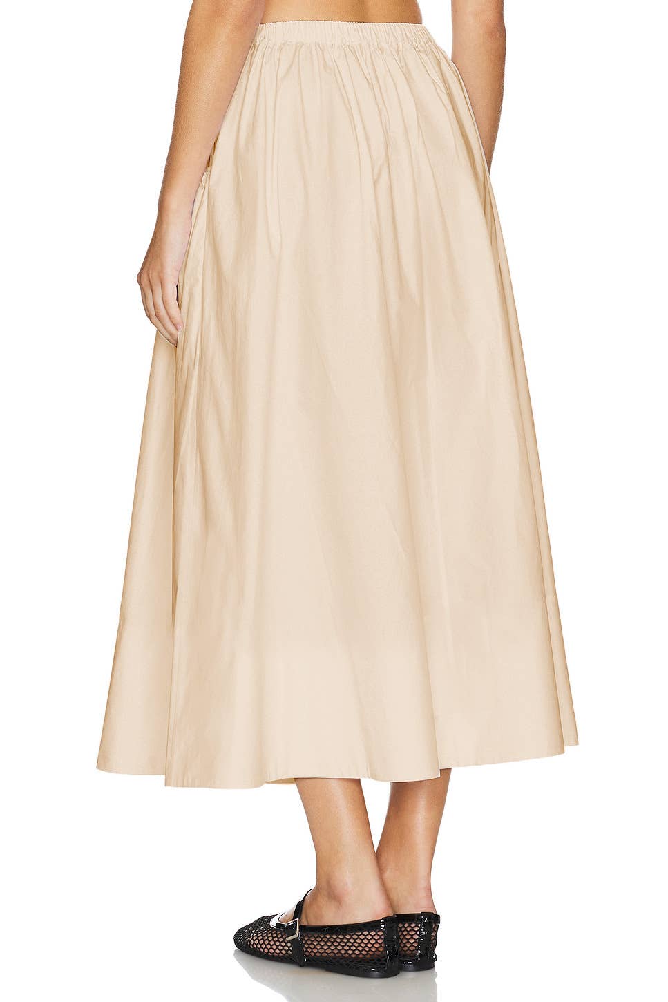 FASHIONABLE COTTON HEMP HIGH WAIST LOOSE SKIRT