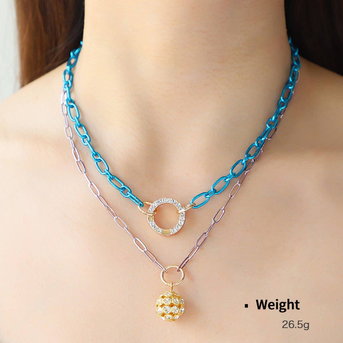 WOMEN'S STYLISH AND ELEGANT STACKING NECKLACE SET
