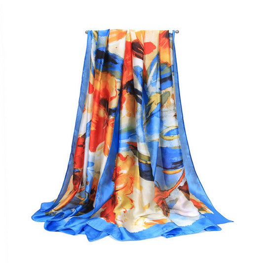 Spring Summer Scarf,Versatile Beach Shawl_CWASC0670