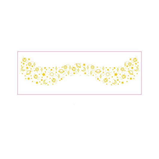 Gold Foil Freckle Tattoo Stickers Waterproof