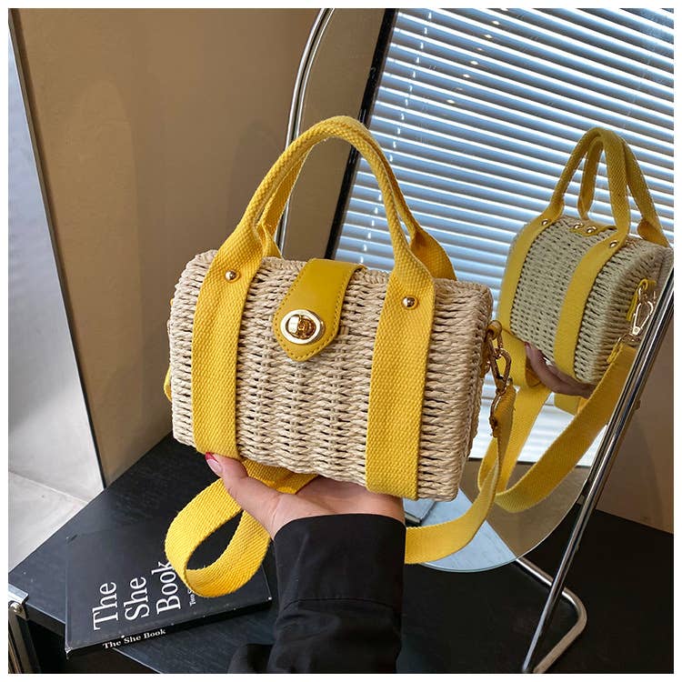 Artistic beach versatile hand-held crossbody bag