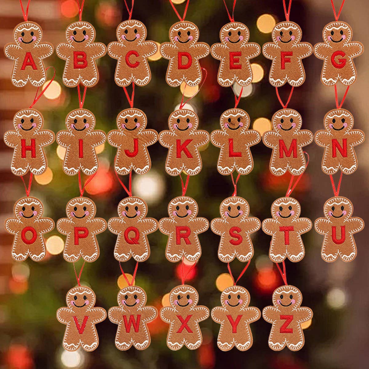 CWMM9399_NEW CHRISTMAS GINGERBREAD MAN DECORATION PENDANT