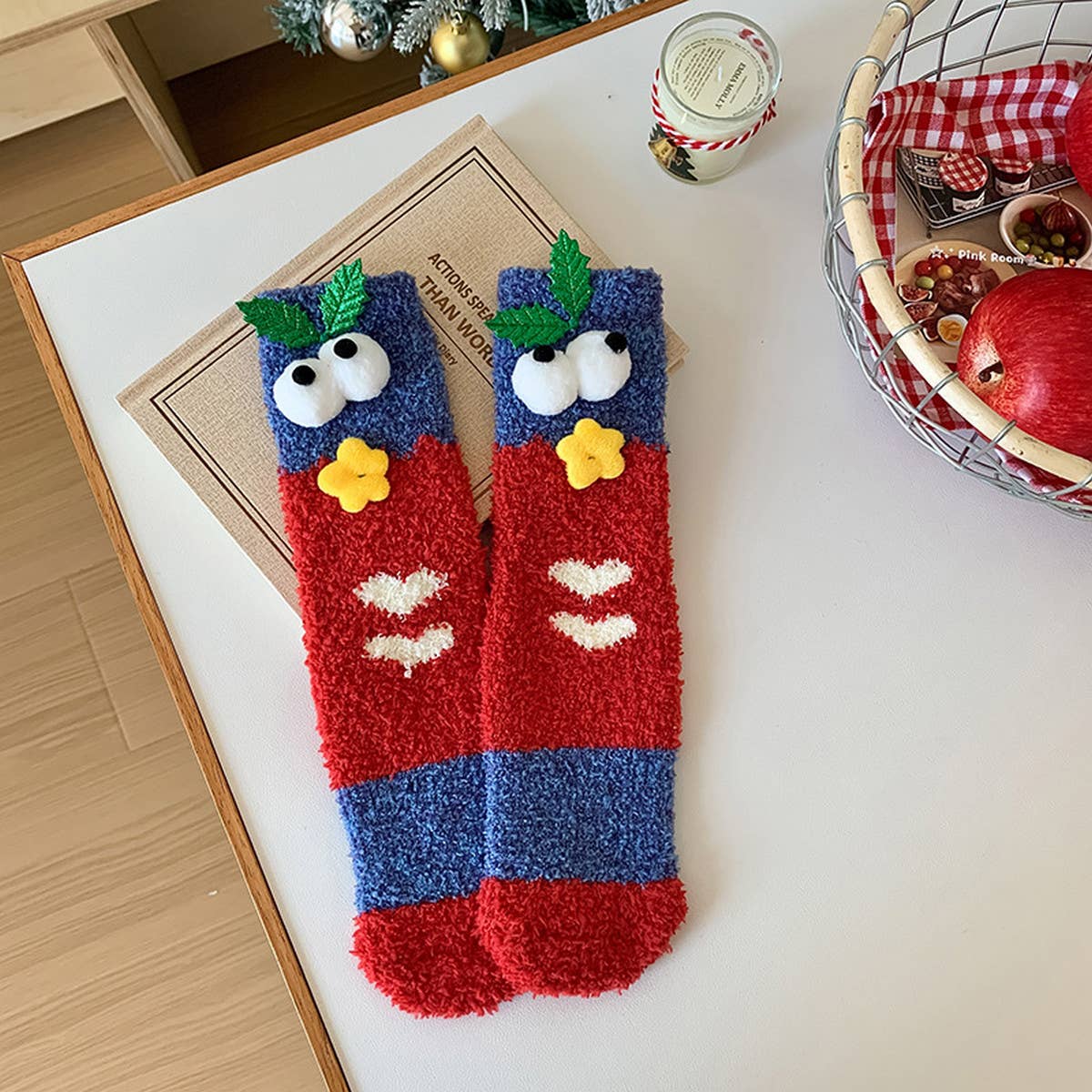 CHRISTMAS CARTOON THICK WARM SOCKS