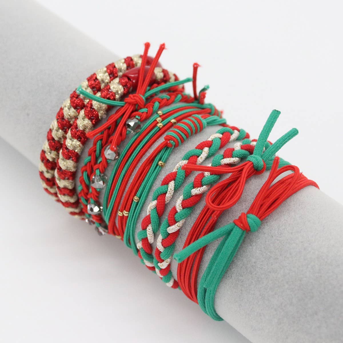 CHRISTMAS NEW CARD SET HAIR SCRUNCHIES