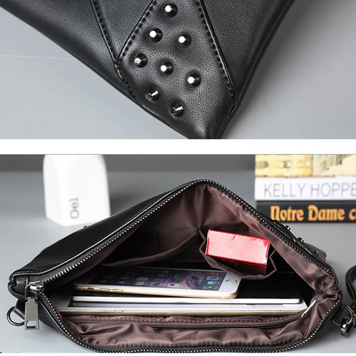 MOTORCYCLE PUNK STYLE HANDBAG_CWAB1377