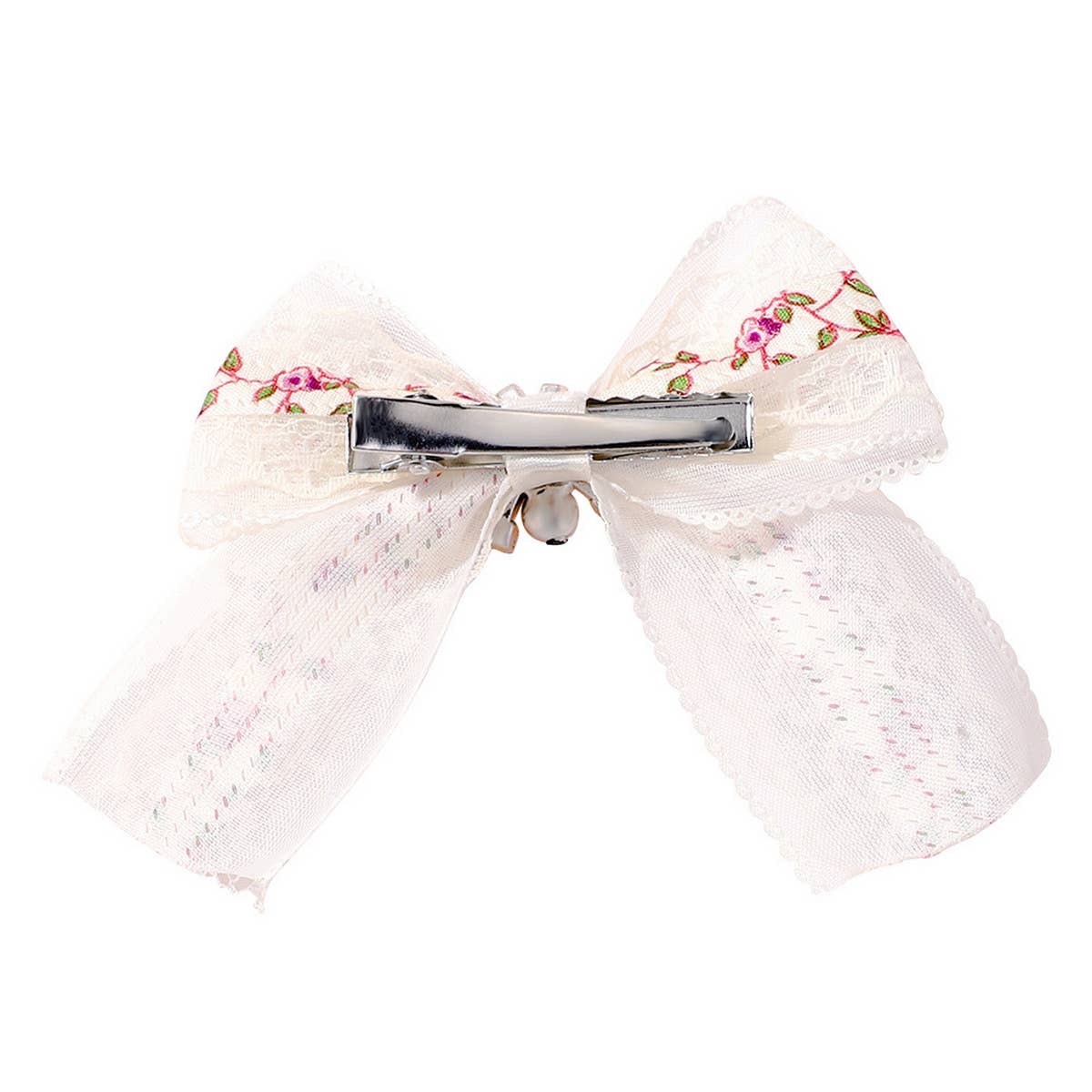 CHILDREN'S LACE MESH BOW HAIRPIN